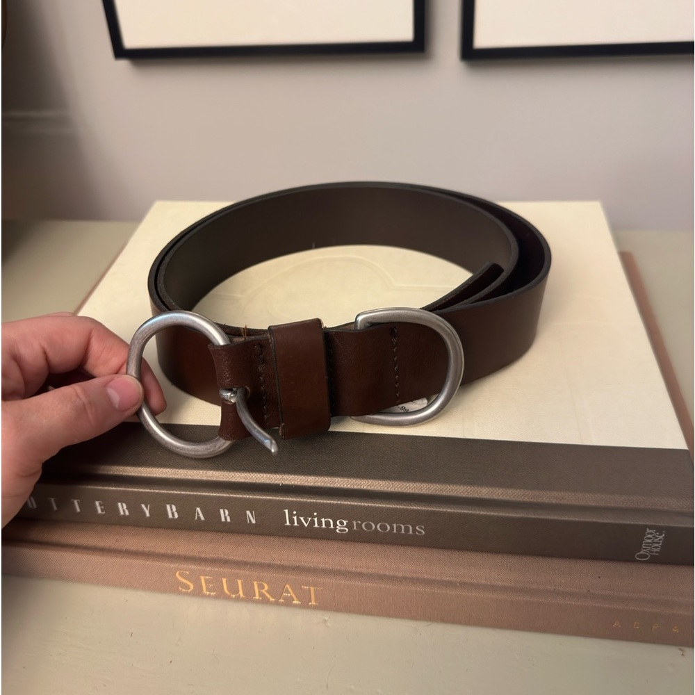 Womens italian leather belt Unknown Brand size